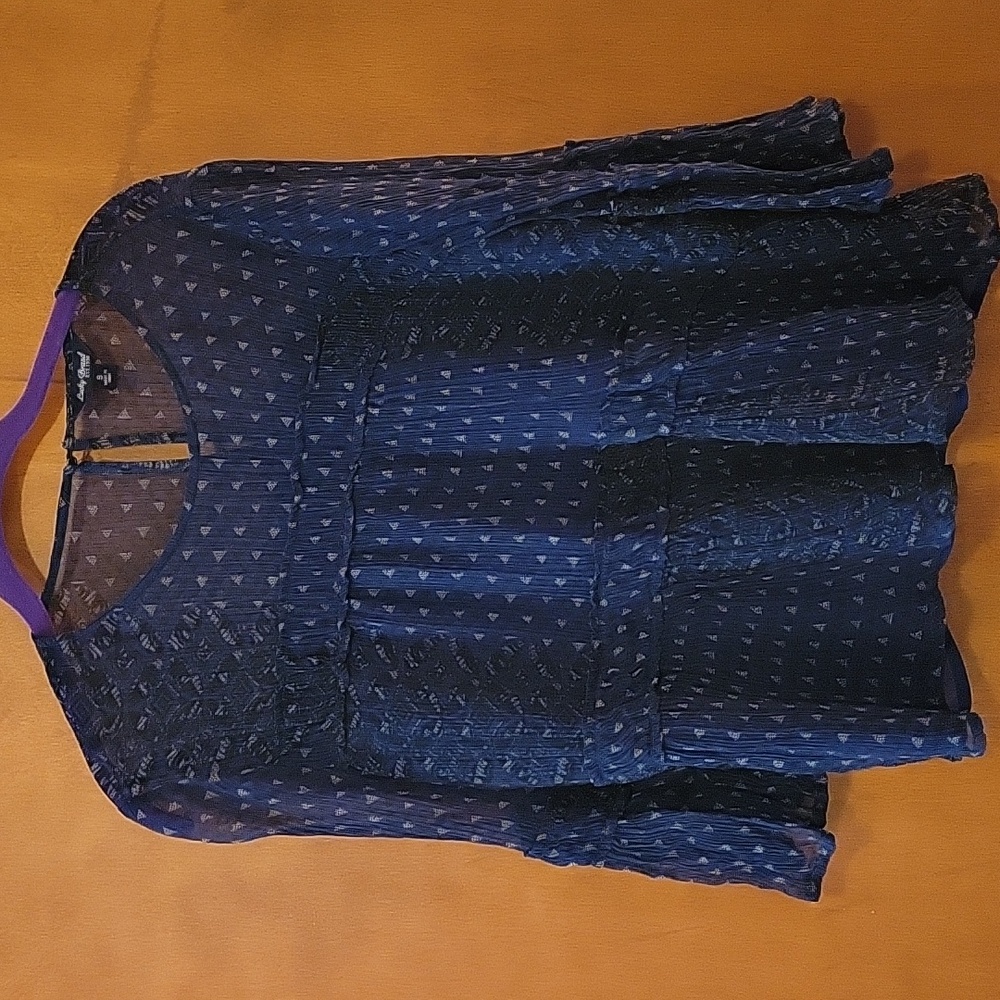 Lucky Brand Sheer Top S
